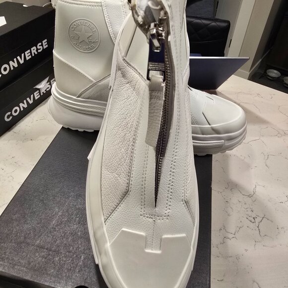 Size 13 - Converse Run Star Legacy Chelsea CX High WHITE Mens Size 13 Boots NEW - Picture 2 of 9